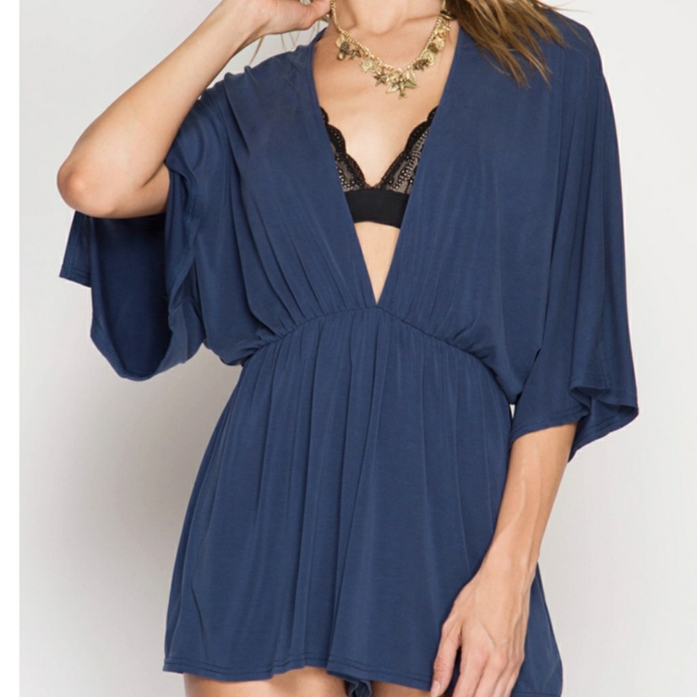 Blue Romper